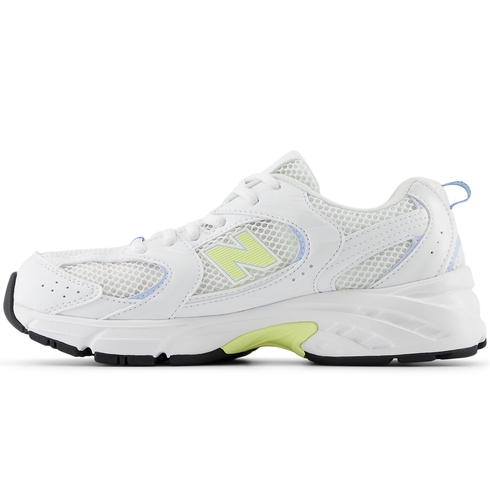 Detské topánky New Balance GR530SN – biele