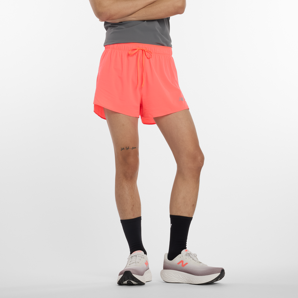 Pánske šortky New Balance MS51283URR – oranžová
