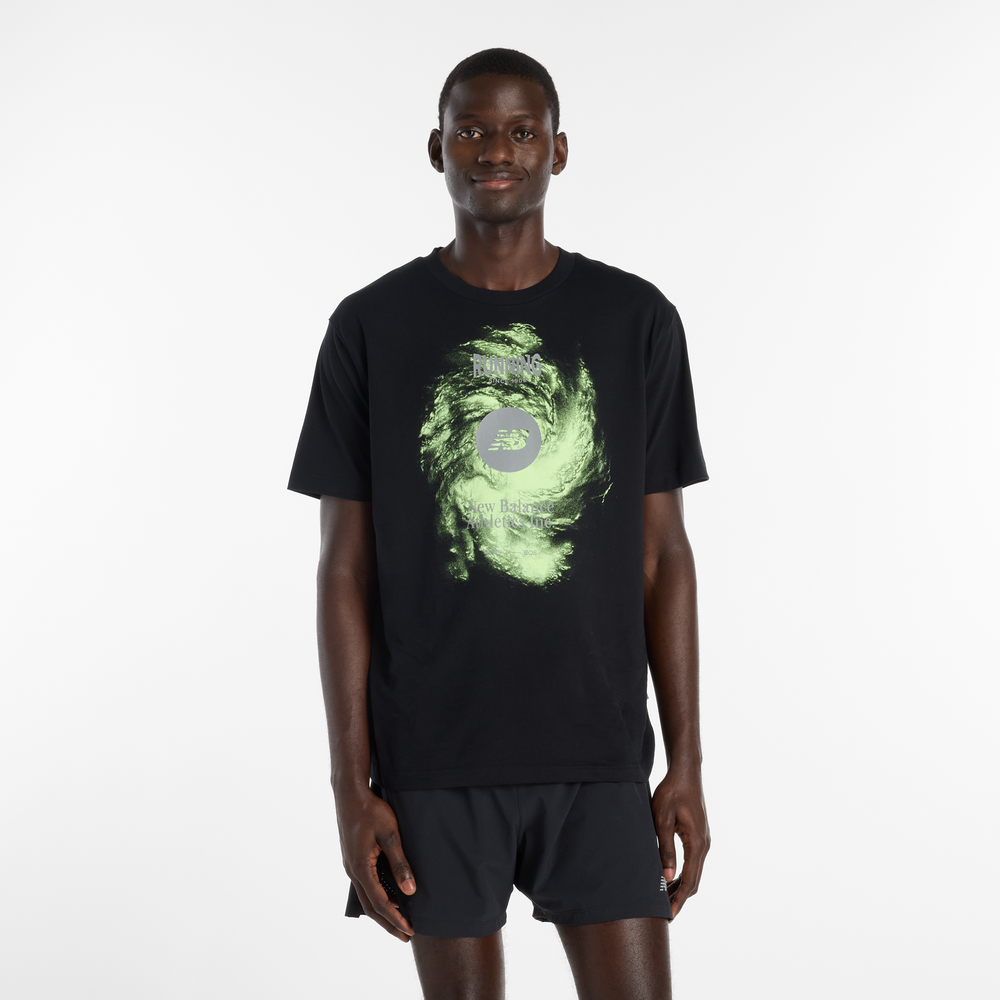 Pánske tričko New Balance MT6164W1BK – čierné