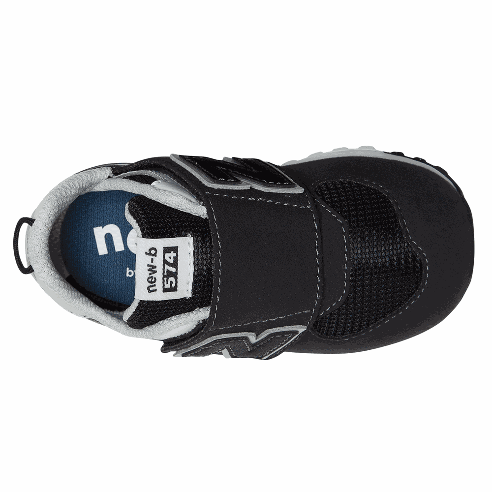 Detské topánky New Balance NW574BK – čierne