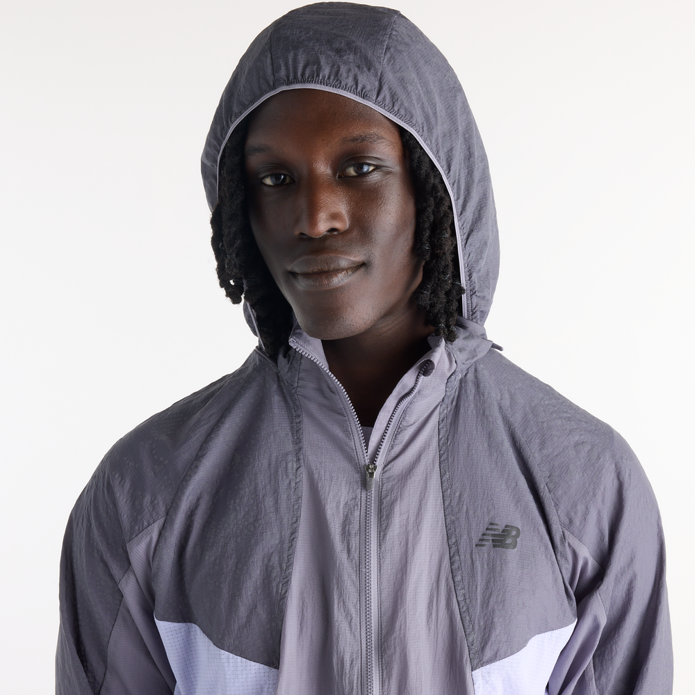 Pánska bunda New Balance Reflective RC – sivé
