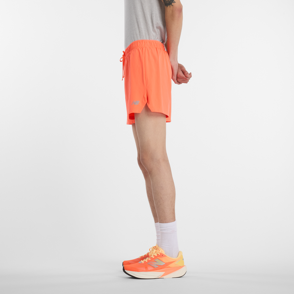 Pánske šortky New Balance MS41286AAE – oranžová
