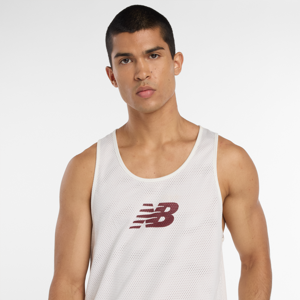 Pánske tričko New Balance MT53609MHB – bordová