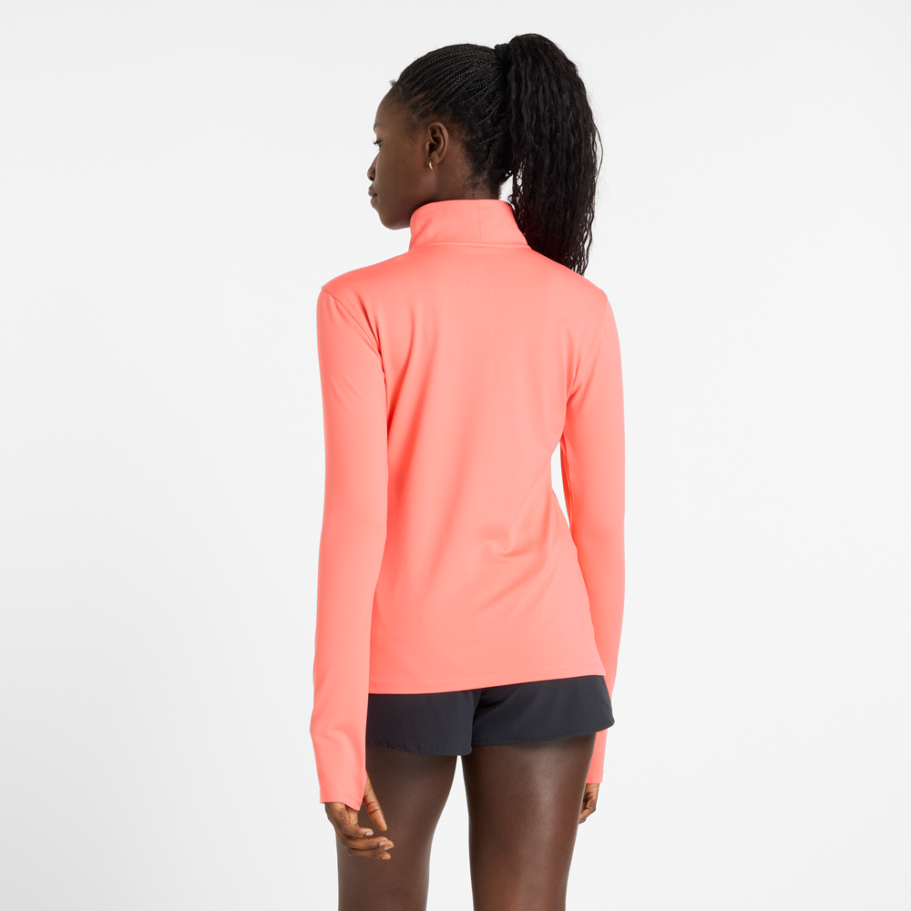 Dámska mikina New Balance WT41150DTR – oranžová