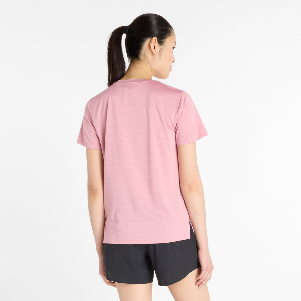 Dámske tričko New Balance WT41222PTF – ružové