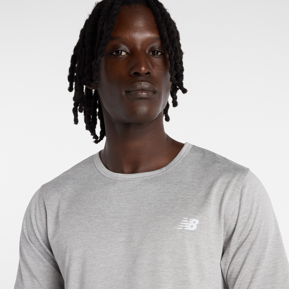 Pánske tričko New Balance MT61O0U4AG – sivé