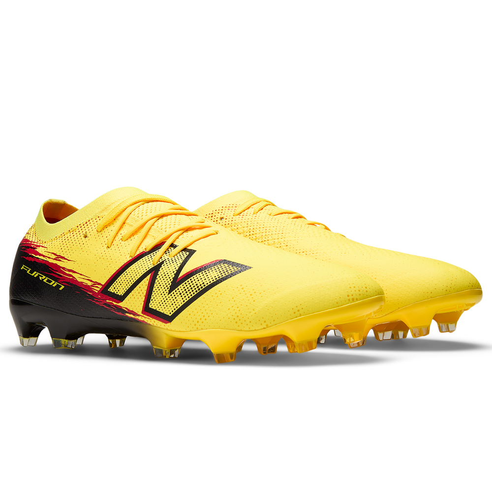 Pánske kopačky New Balance FURON PRO FG V8 UF2F10X – žlté