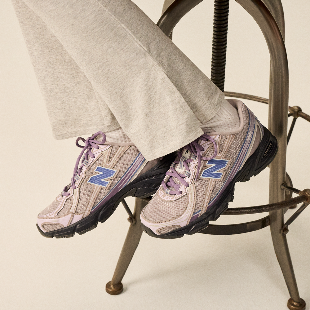 Detské topánky New Balance G7406WY – fialové