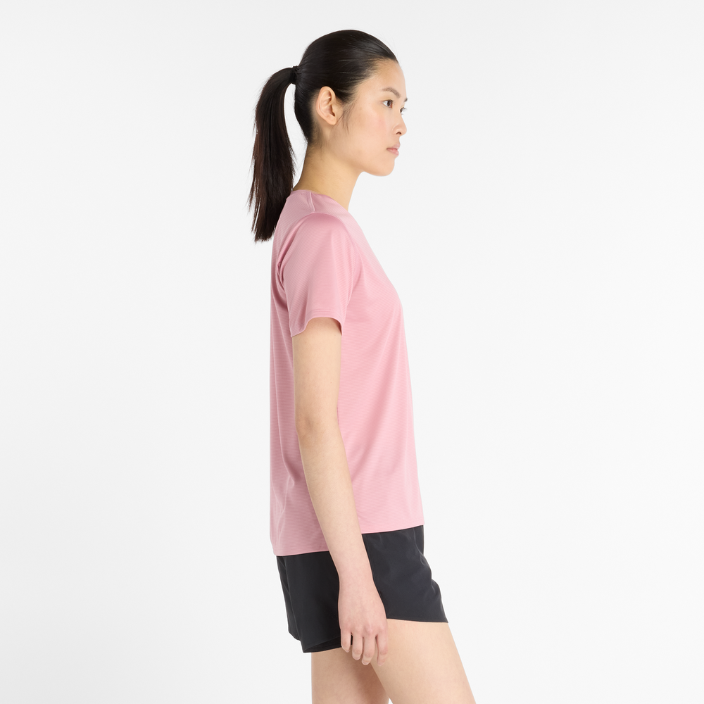 Dámske tričko New Balance WT41222PTF – ružové