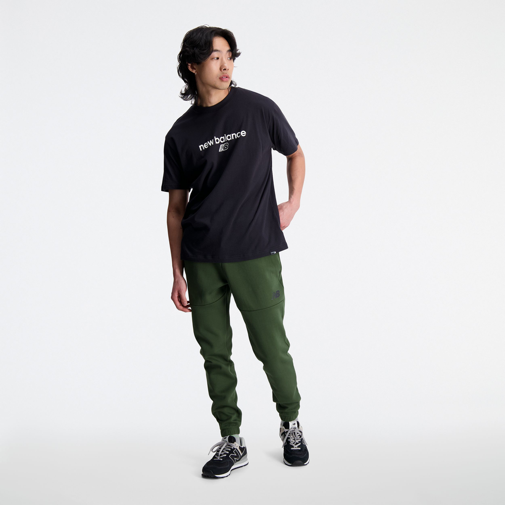 Pánske tričko New Balance MT33529BK – čierne