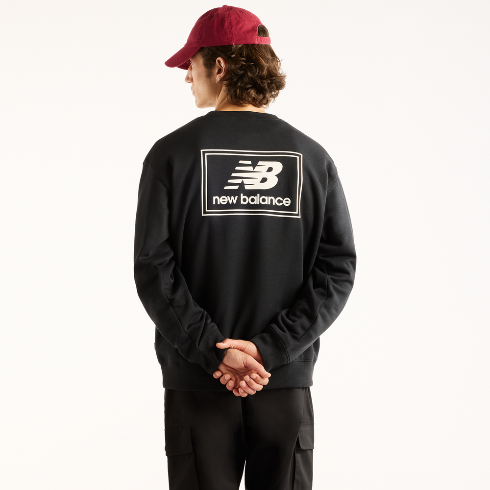 Pánska bunda New Balance Woven Label – čierné