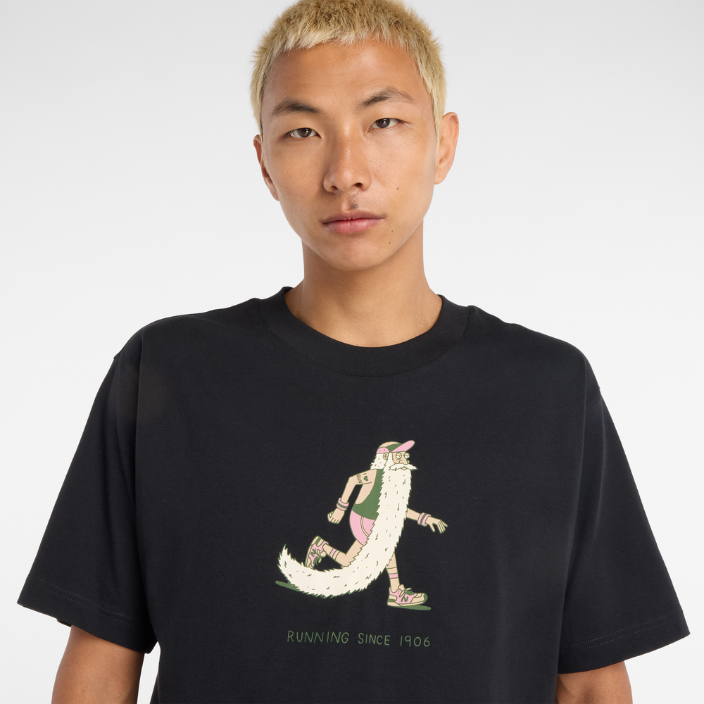 Pánske tričko New Balance MT53941BK – čierné