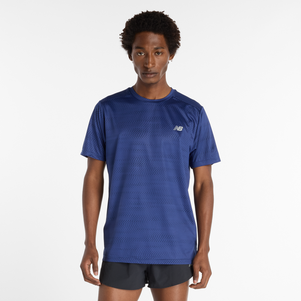 Pánske tričko New Balance MT53217NNY – tmavomodrá