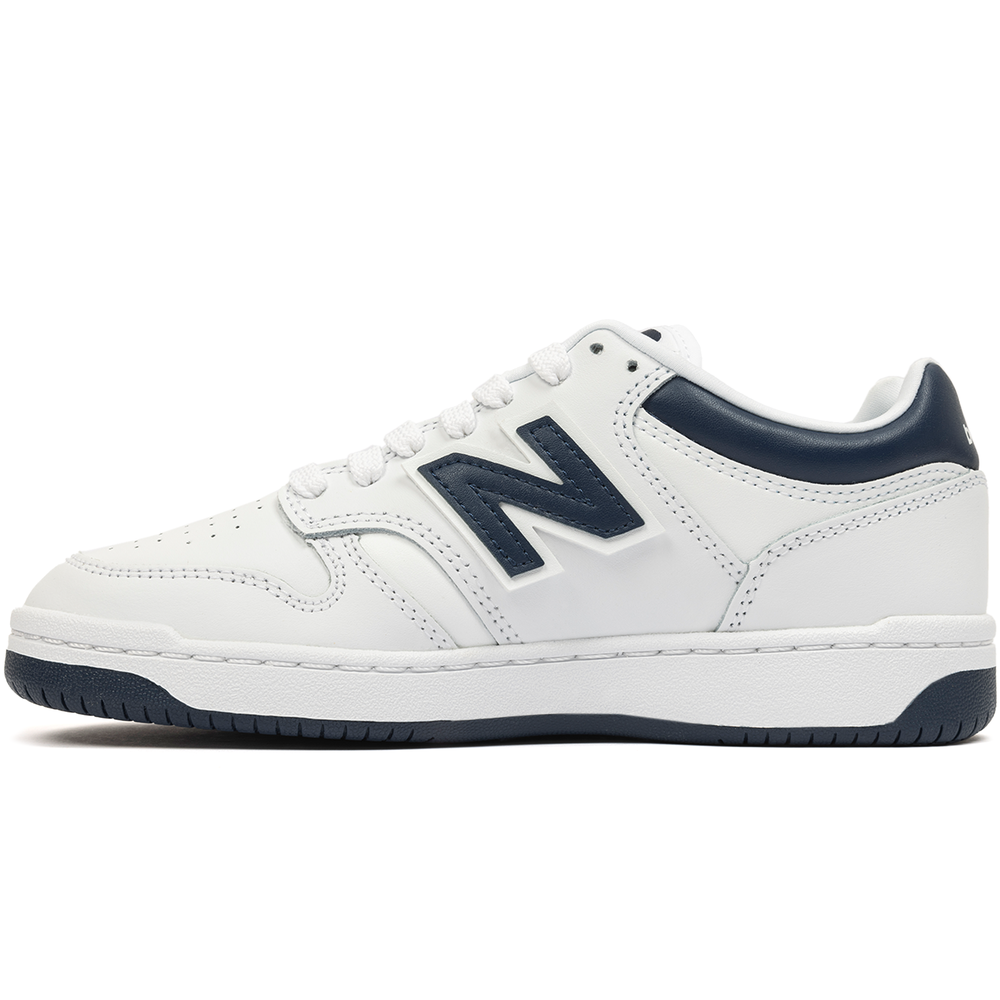 Detské topánky New Balance GSB480WN – biele