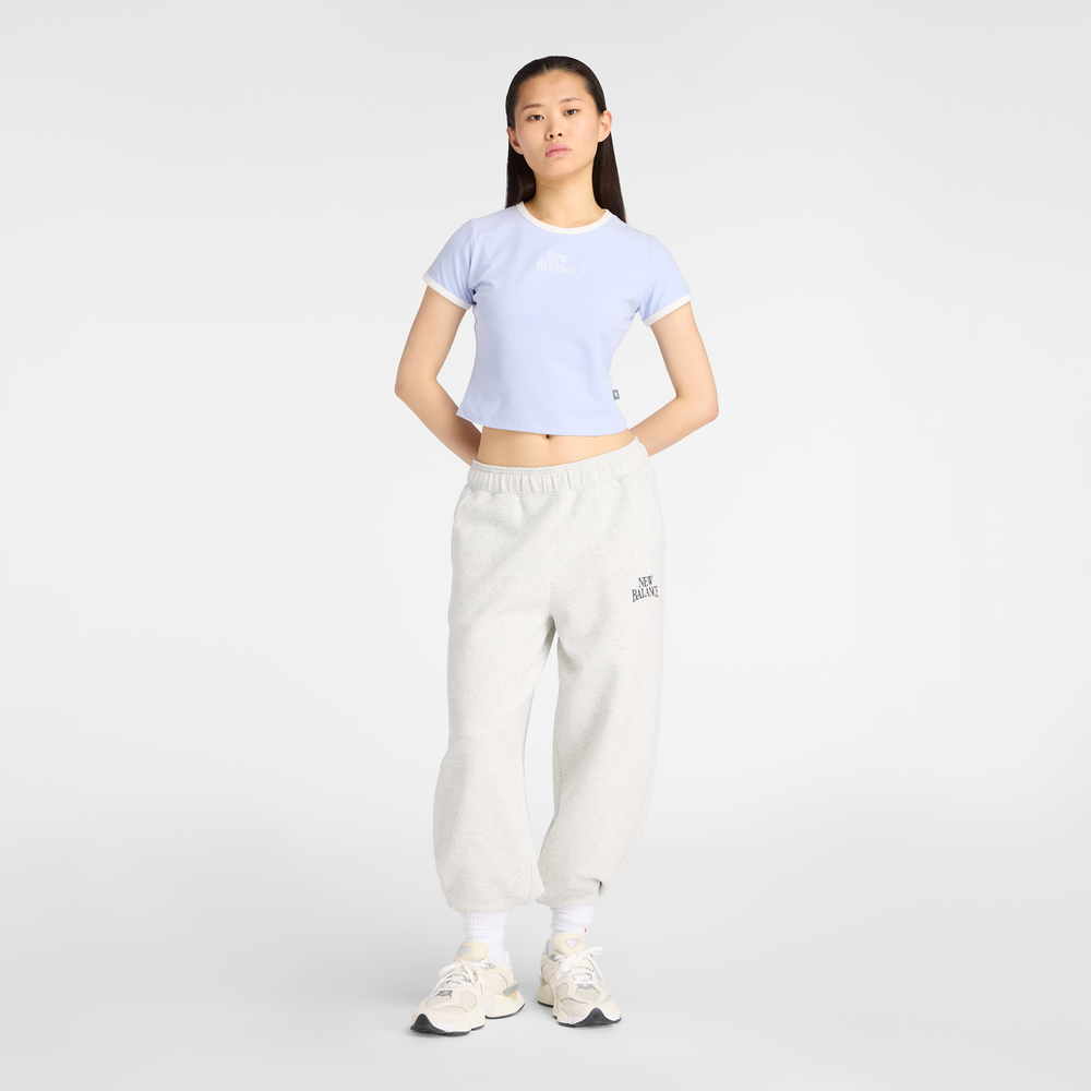 Dámske tričko New Balance WT61Y33QDYK – fialové