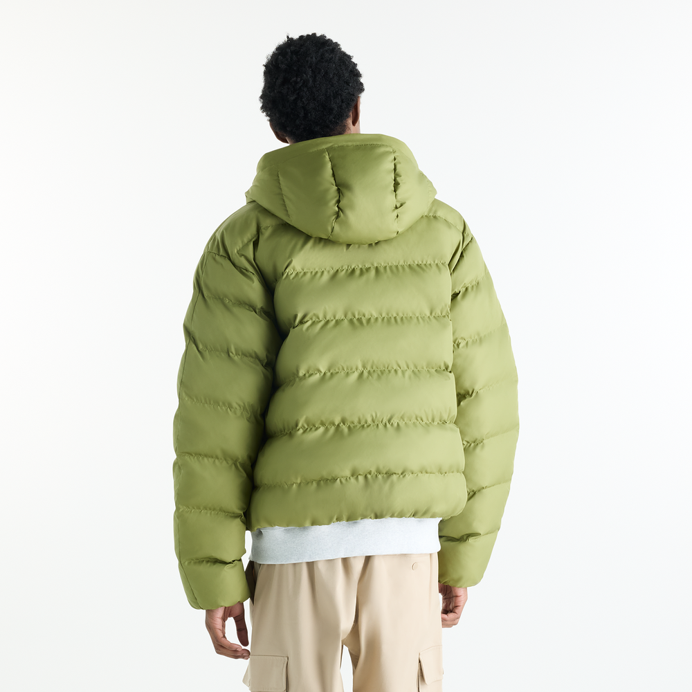 Pánska vetrovka New Balance Boston Puffer – zelené