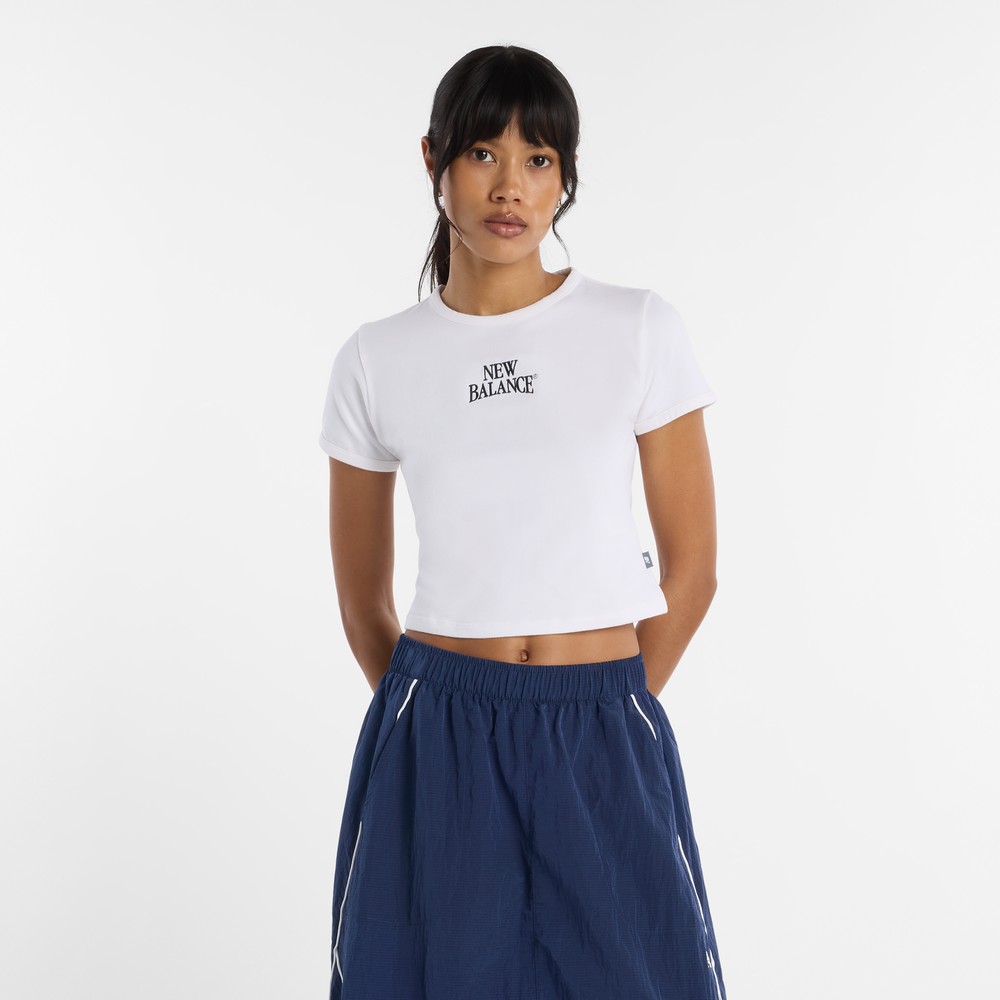Dámske tričko New Balance WT61Y33QWT – biele