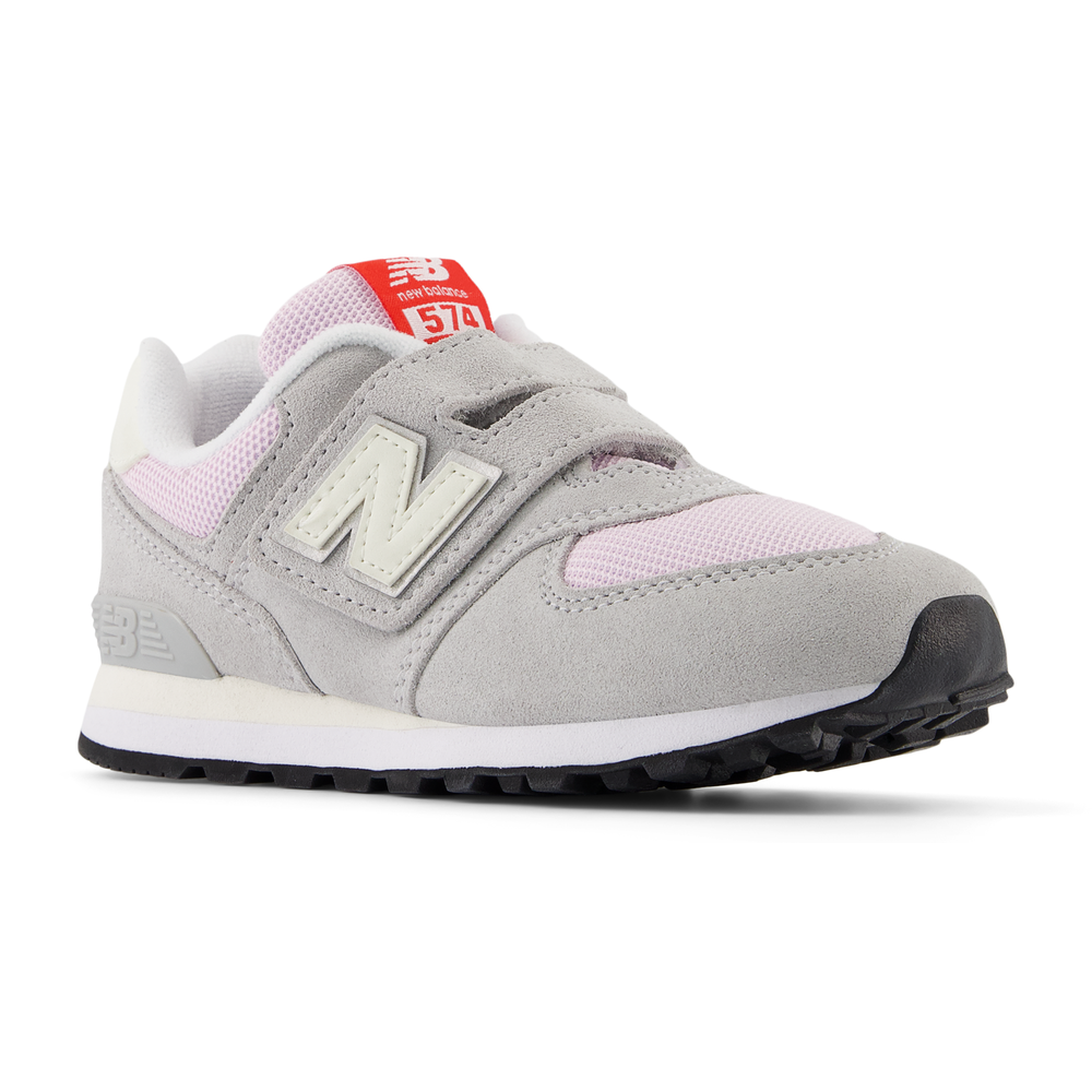 Detské topánky New Balance PV574GNK – sivé