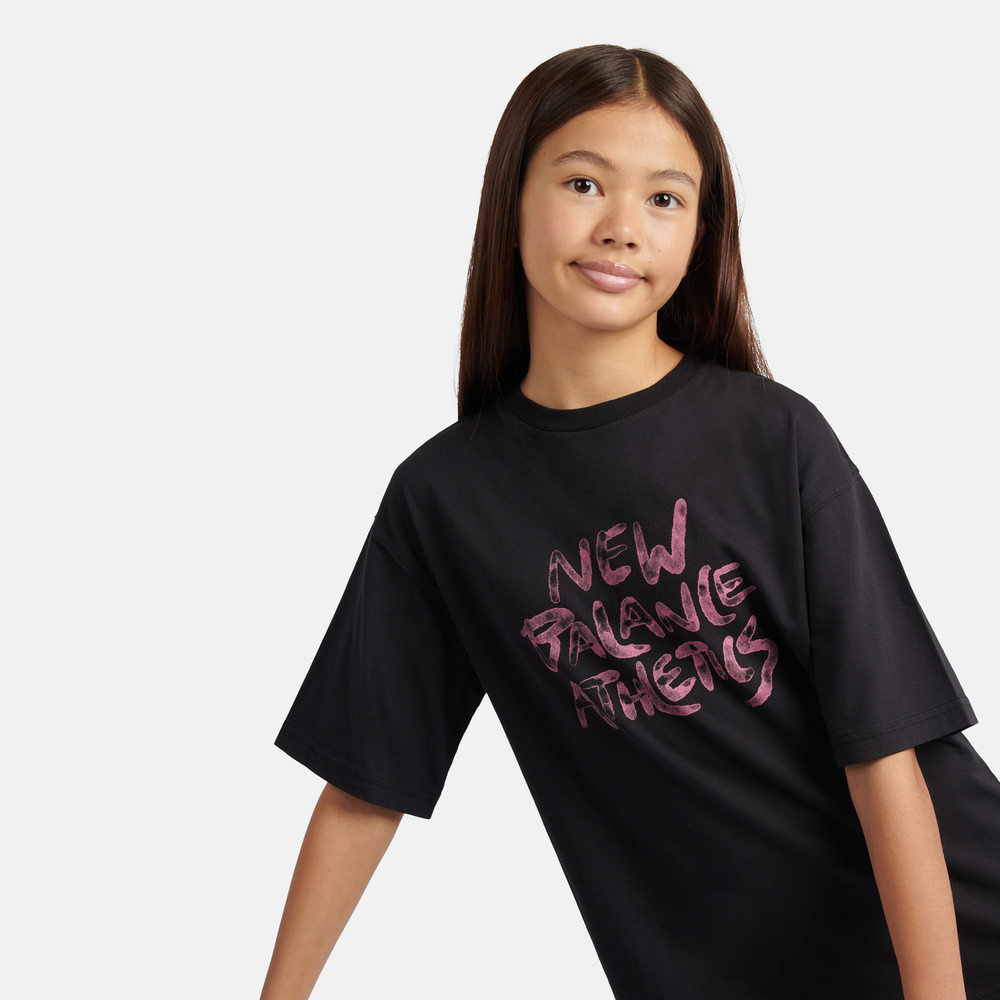 Detské tričko New Balance YT61D72GBK – čierné