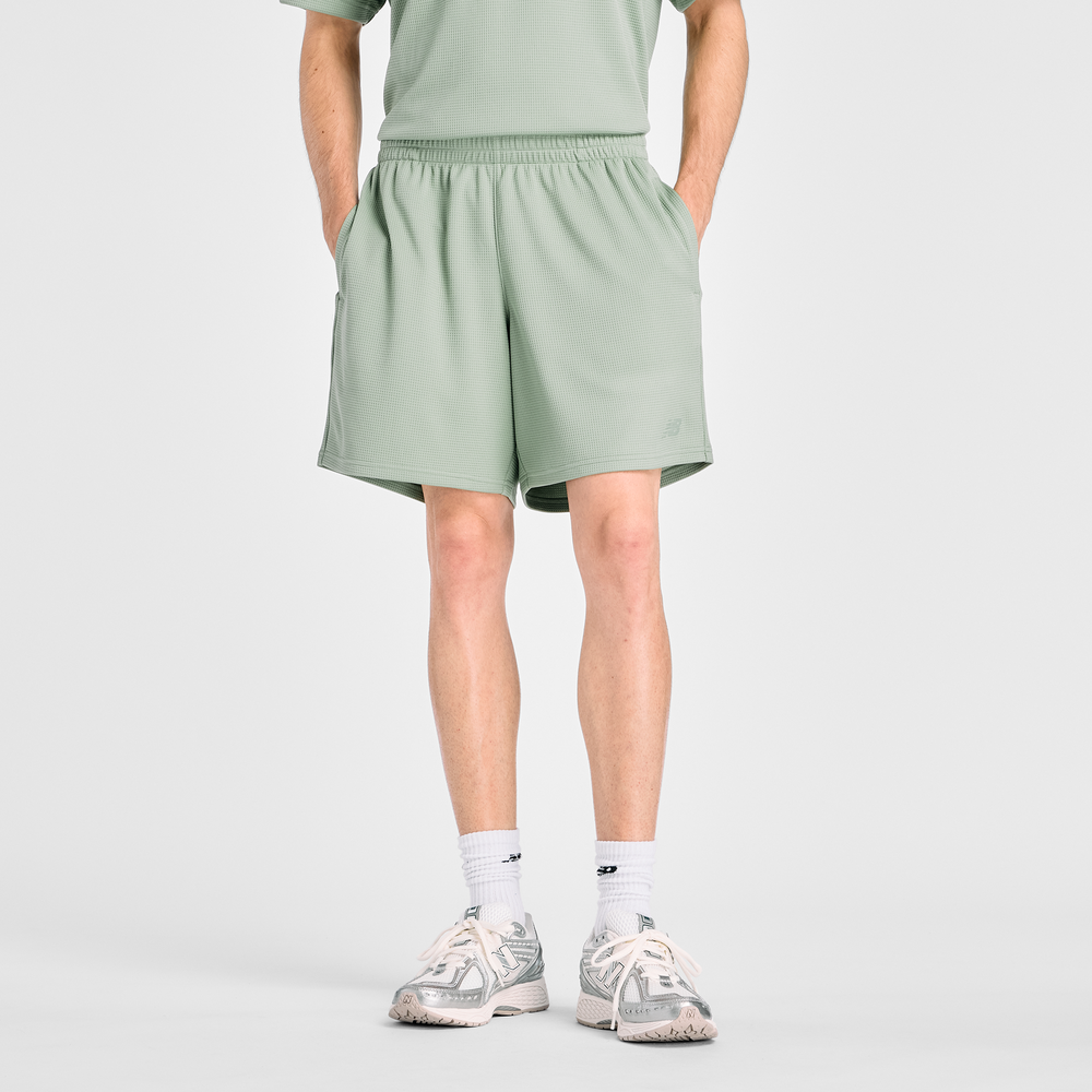 Pánske šortky New Balance MB61V17CAAR – zelené