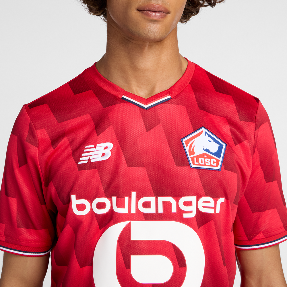 Pánske tričko New Balance LOSC Lille MT230454HME – červené