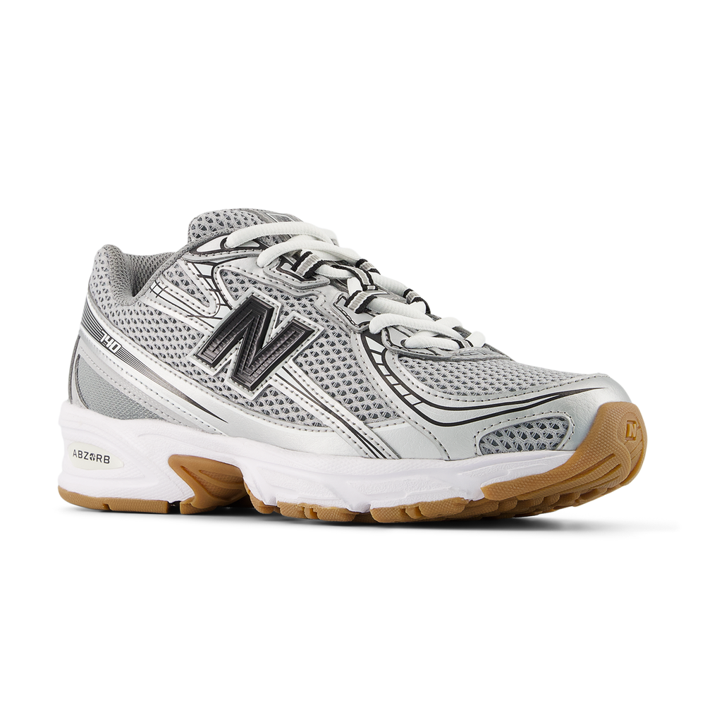 Detské topánky New Balance GR740GB – sivé
