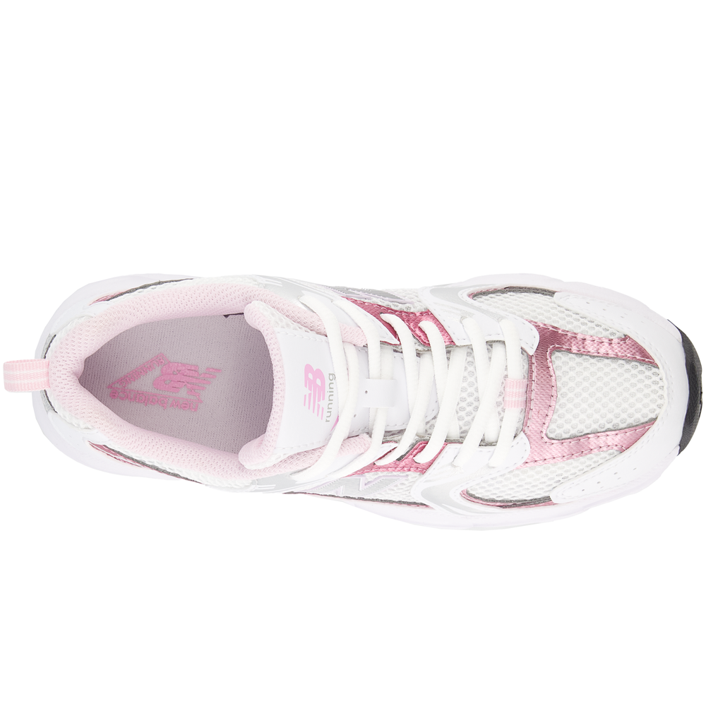 Detské topánky New Balance GR530RK – biele