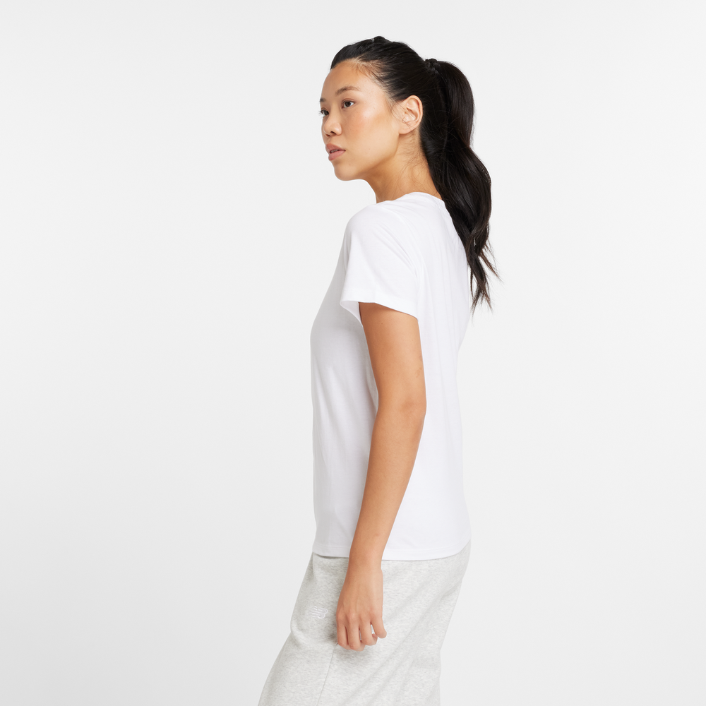 Dámske tričko New Balance WT43582WT – biele