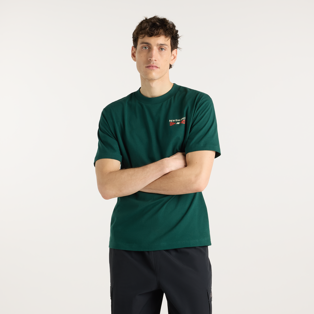 Pánske tričko New Balance MT62S7YPNOG – zelené