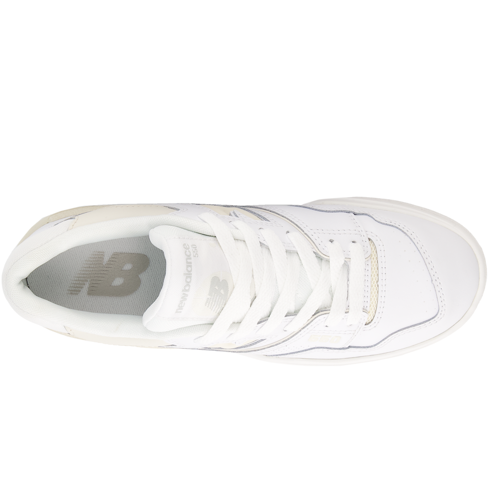 Detské topánky New Balance GSB550BK – biele
