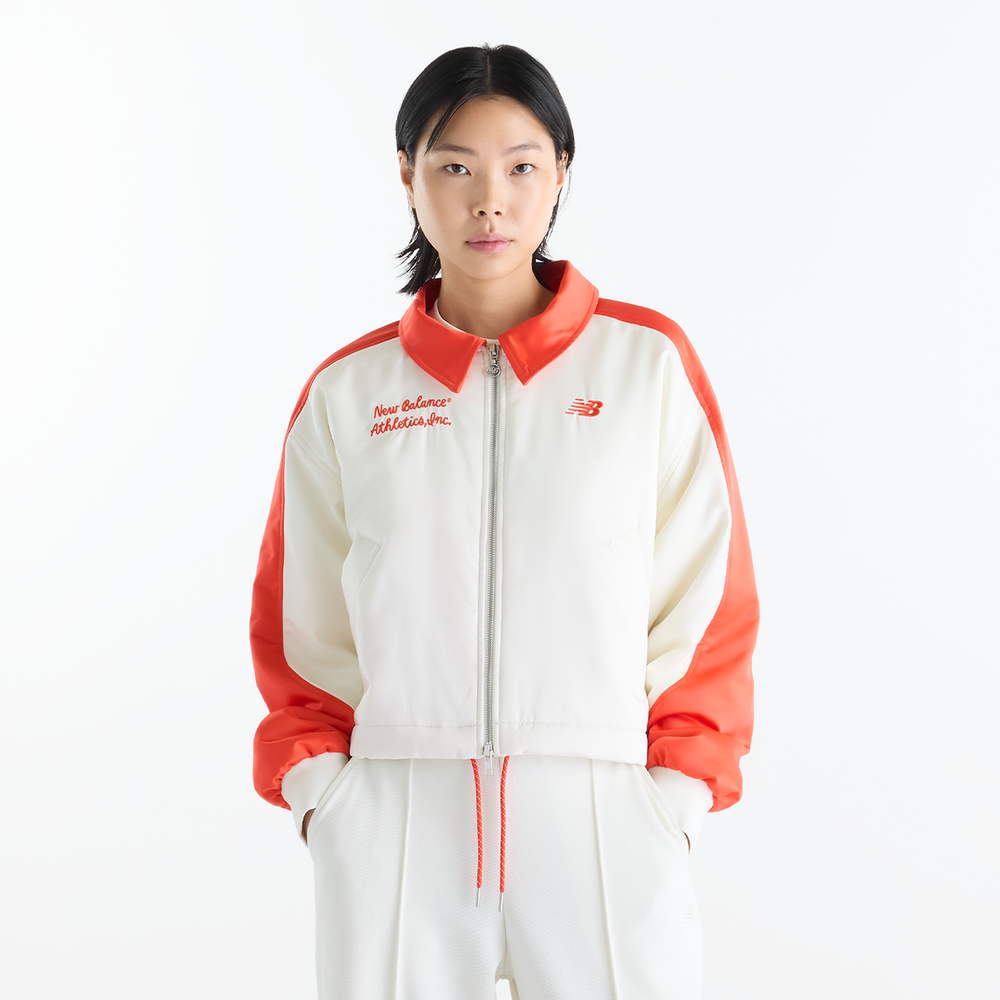 Dámska bunda New Balance WJ62J1HZAGA – biele