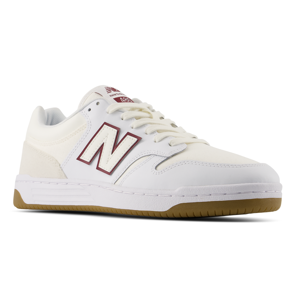 Unisex topánky New Balance U480P1BB – biele