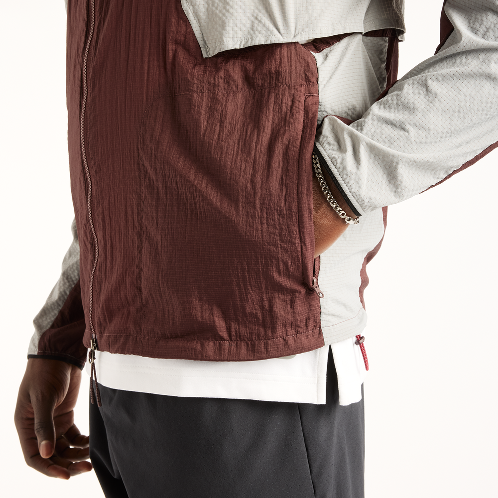 Pánska bunda New Balance RC – bordová