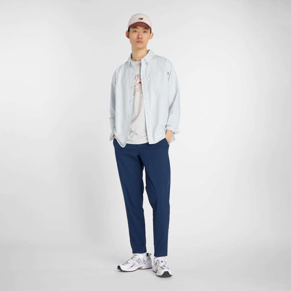 Pánska košeľa New Balance MT53523FRL – modré