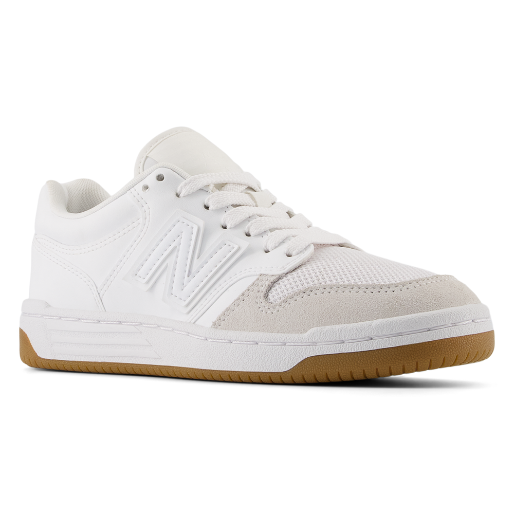 Detské topánky New Balance GSB480FR – biele