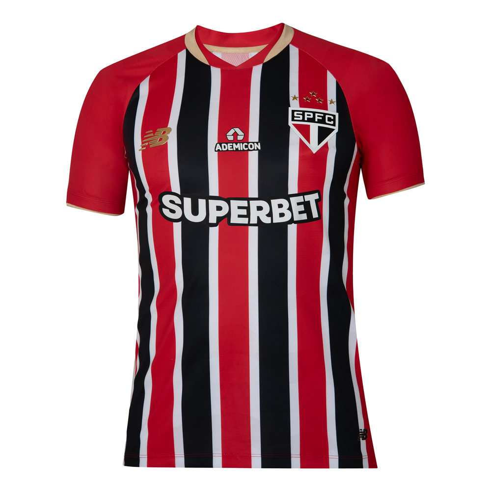 Pánske tričko New Balance Sao Paulo FC MT831835AWY – červené