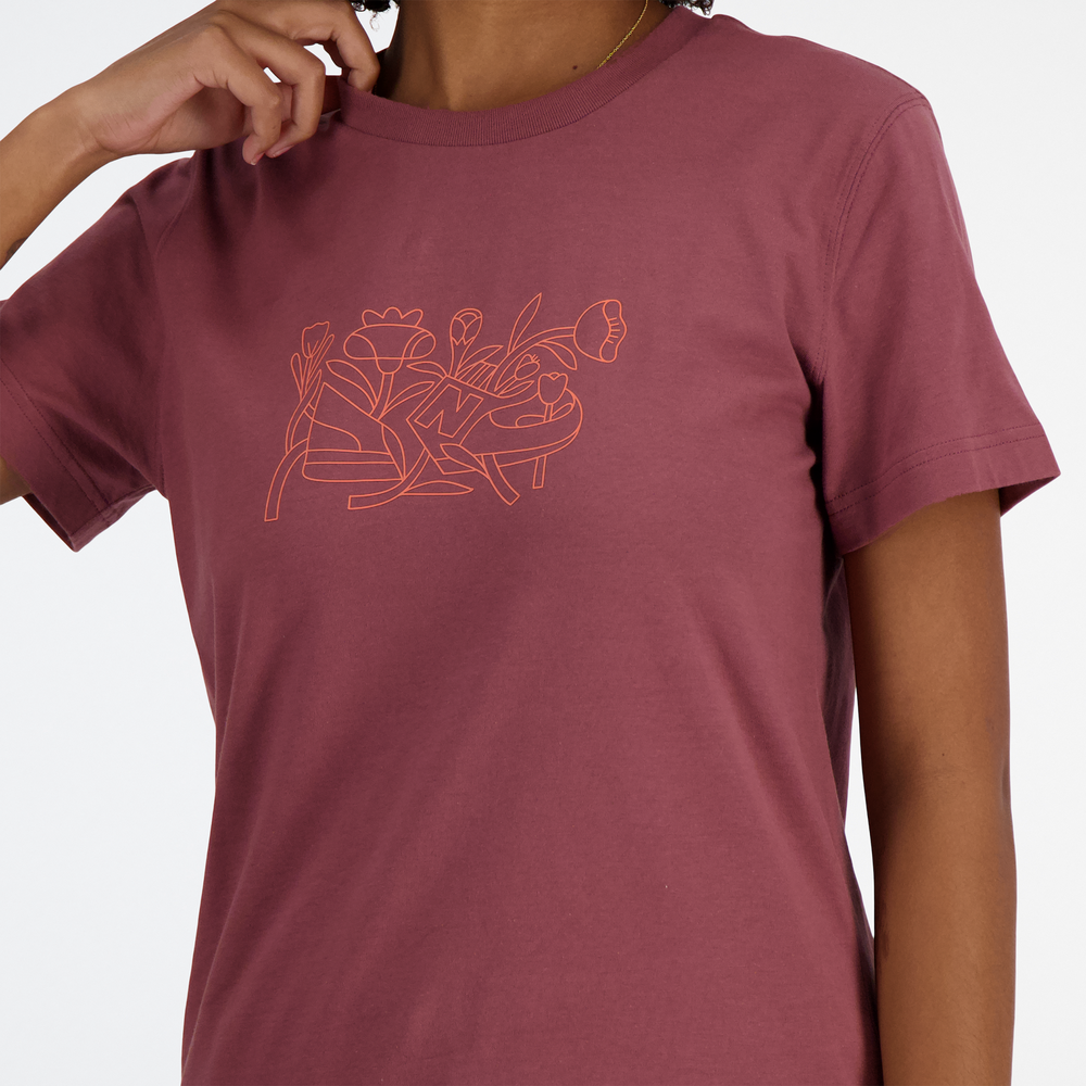 Dámske tričko New Balance WT41912WAD – ružové