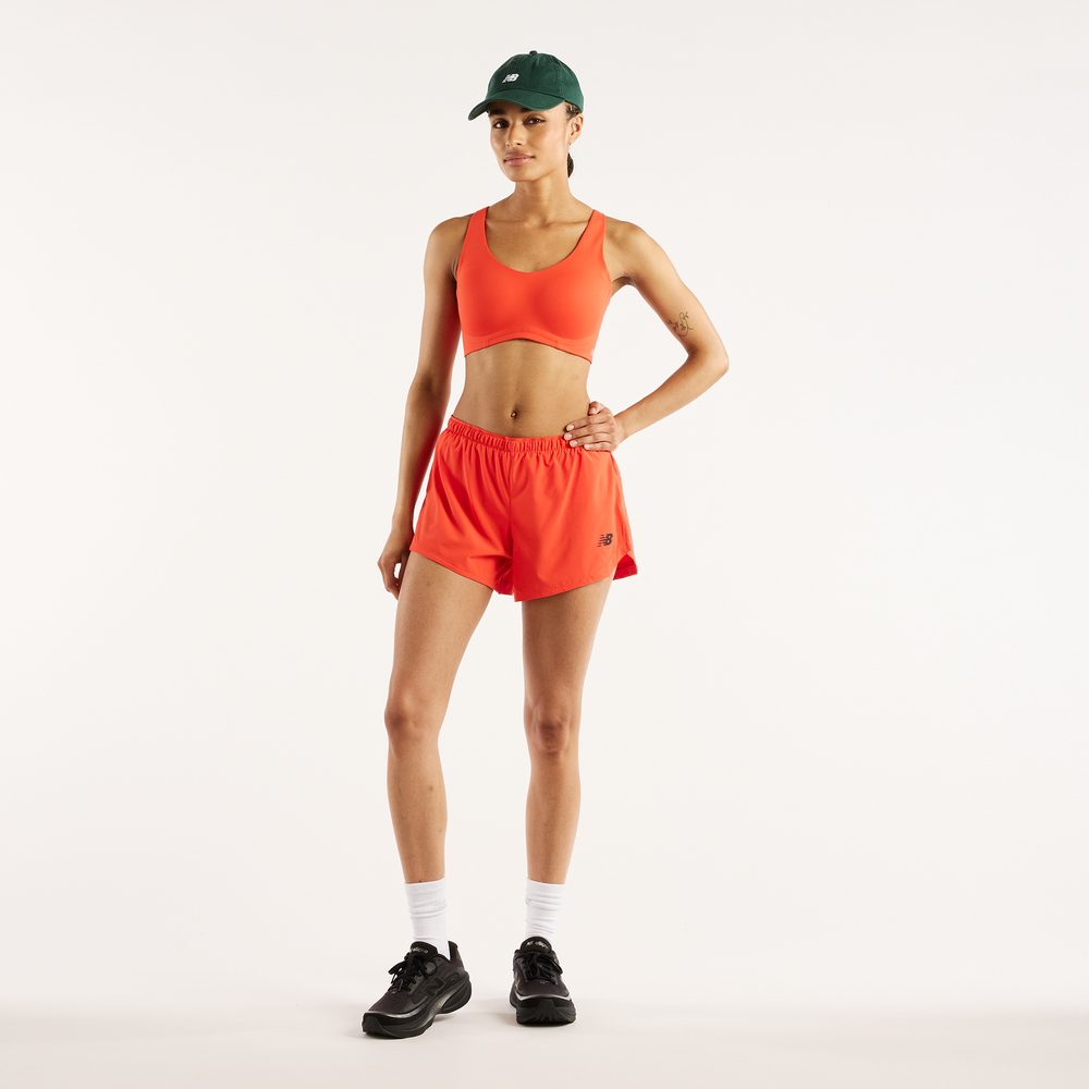 Dámske šortky New Balance RC Essential – oranžová