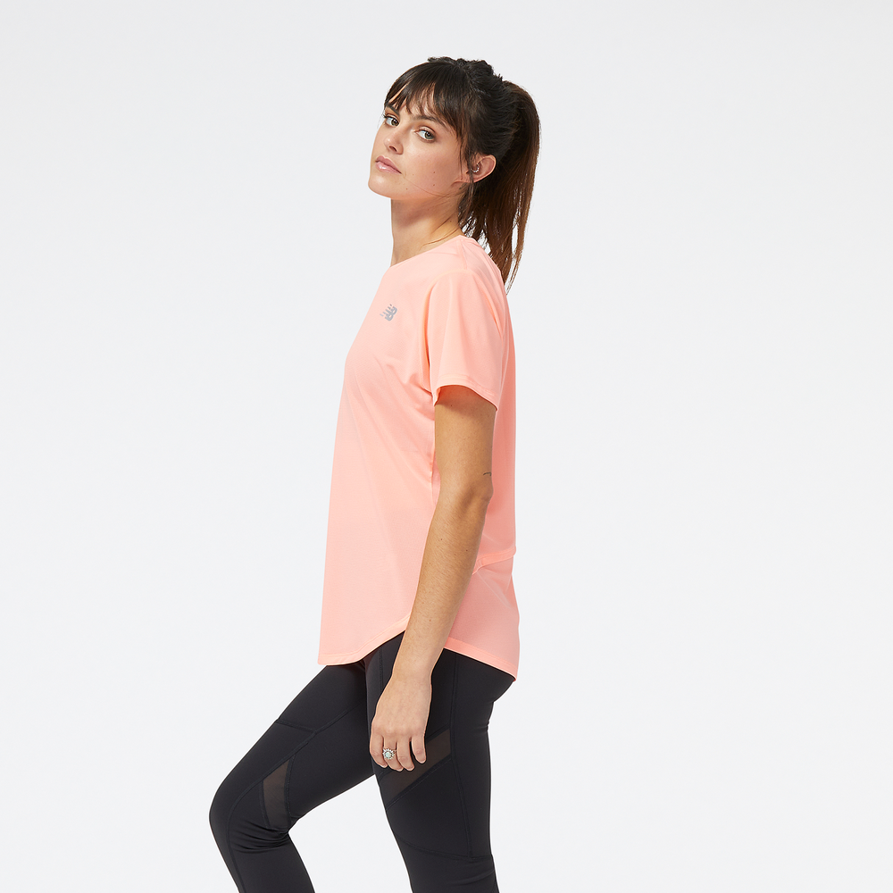 Dámske tričko New Balance  WT23222GAE – ružové