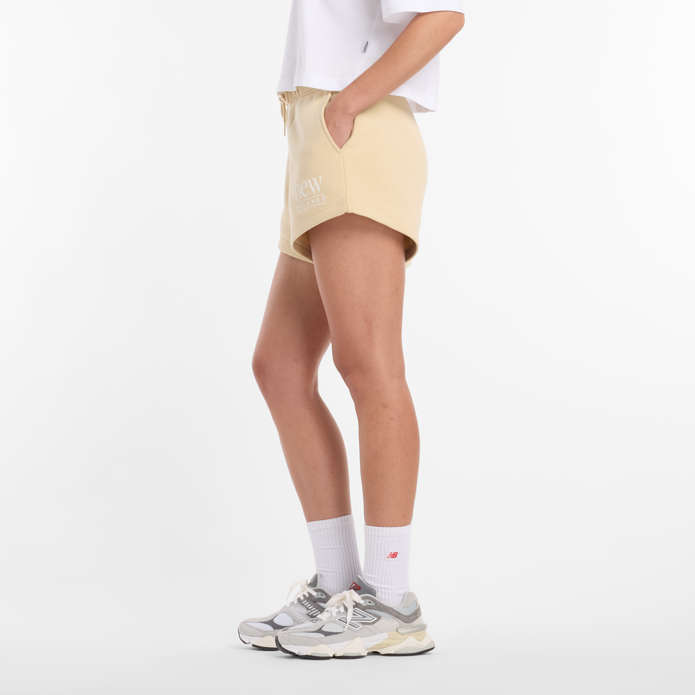 Dámske šortky New Balance WB61Y80AABC –  žlté