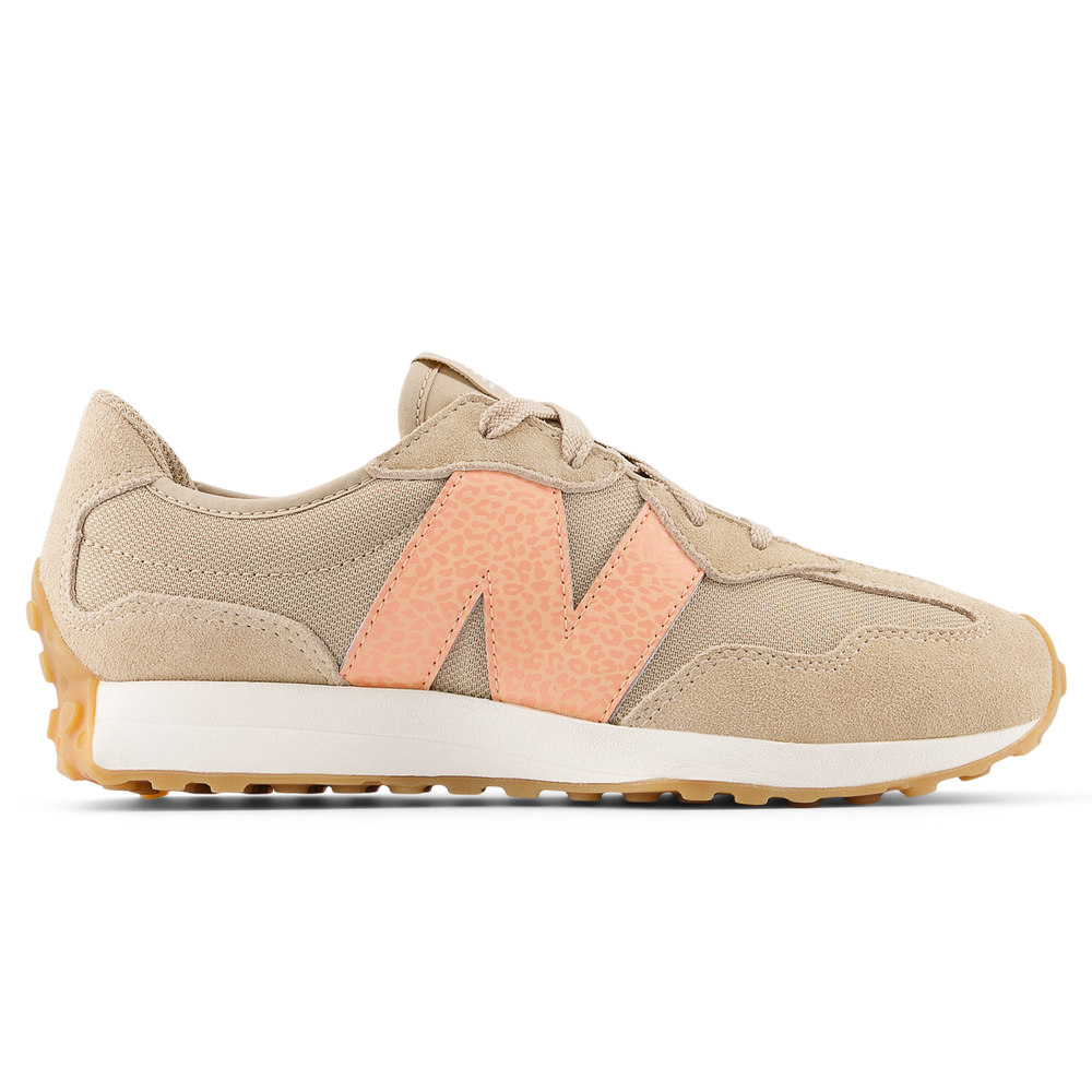 Detské topánky New Balance GS327WO – béžové