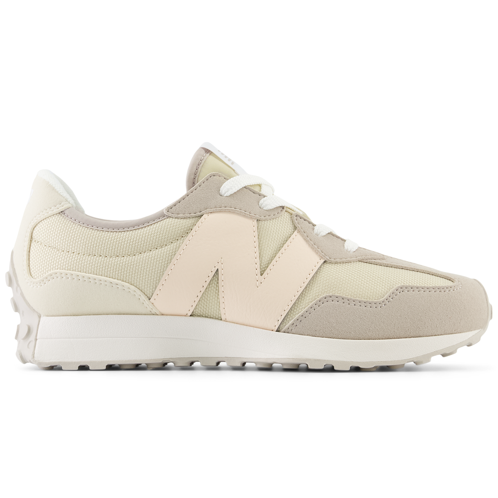 Detské topánky New Balance GS327FM – béžové