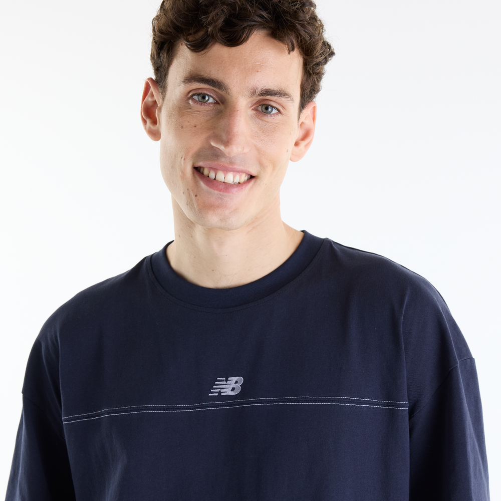 Pánske tričko New Balance Sport Legacy – tmavomodrá