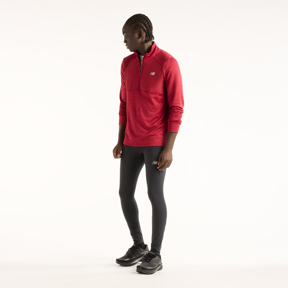 Pánska bunda New Balance RC Essential Heat Grid – červené