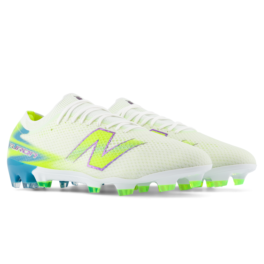 Pánske kopačky New Balance FURON PRO FG V9 UF2F2D2 – biele
