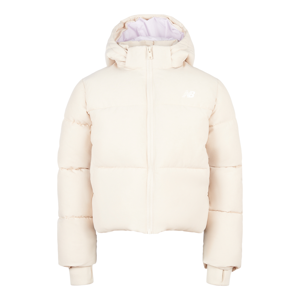 Detská bunda New Balance LAKG0230BIS – béžové