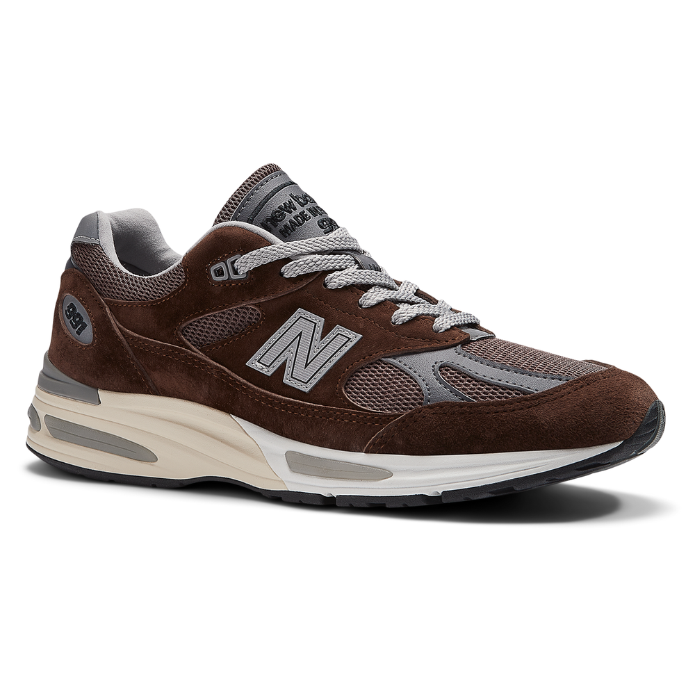 Unisex topánky New Balance U991BR2 – hnedá