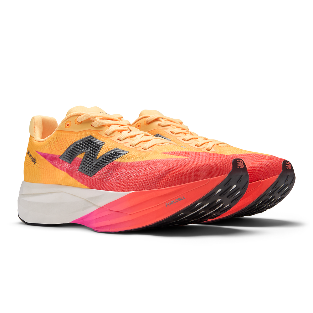 Dámske topánky New Balance FuelCell SC Elite V5 WRCEL4JM – oranžová