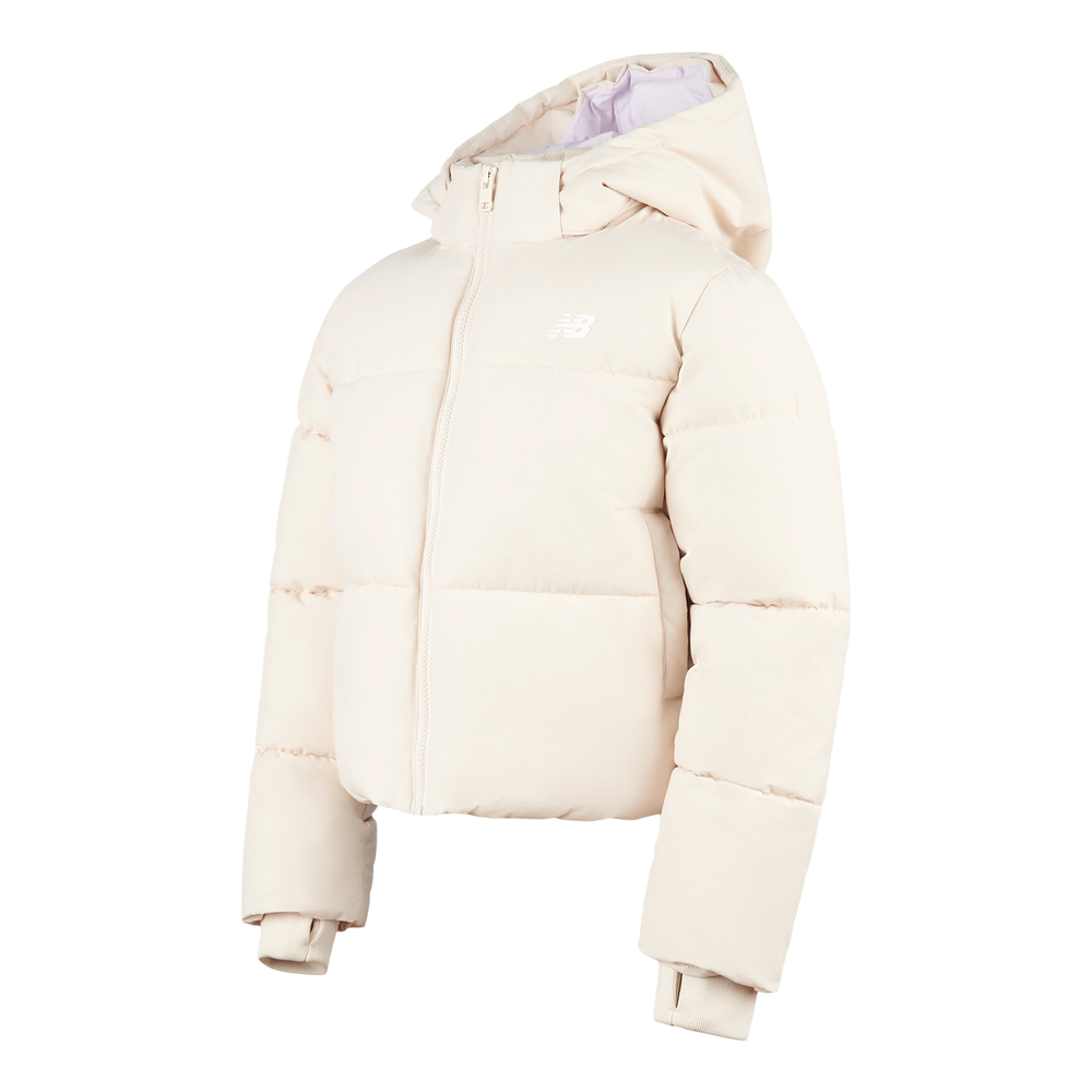 Detská bunda New Balance LAKG0230BIS – béžové