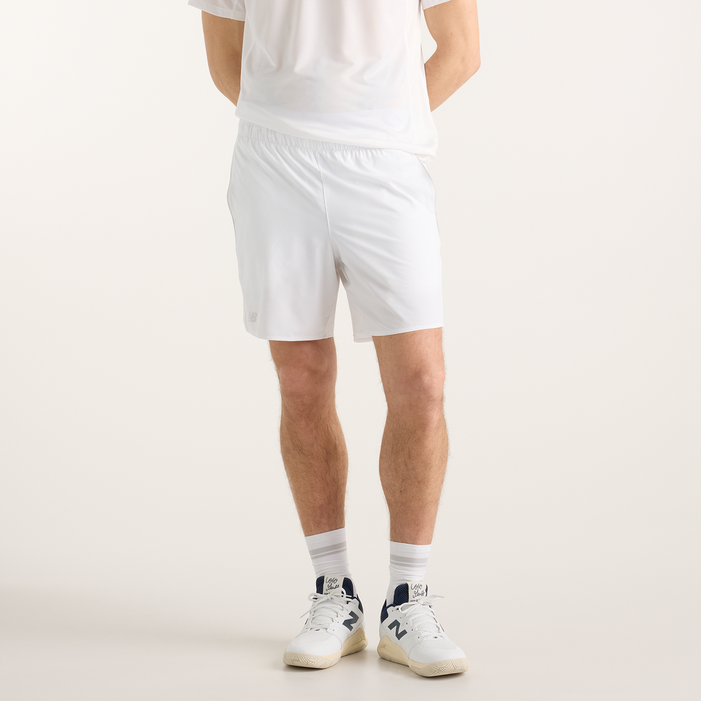 Pánske šortky New Balance MB61V34TWT – biele